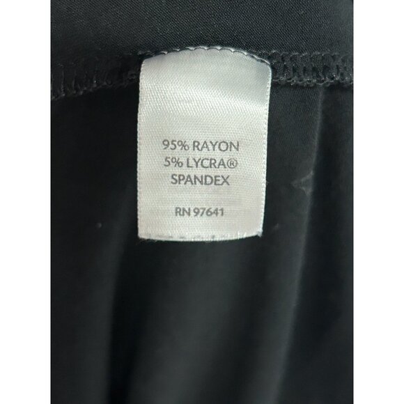 J. Jill Black Stretch Sleeveless Tank Dress Sz Medium - Picture 6 of 10